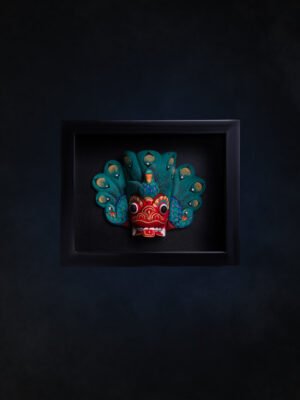 mayura raksha wooden mask mayura raksha wooden mask talisman