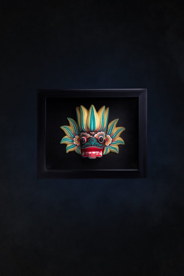 ginidal raksha wooden mask ginidal raksha wooden mask aka guardian