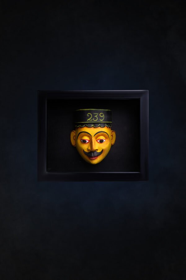 police kolama wooden mask aka sheriff